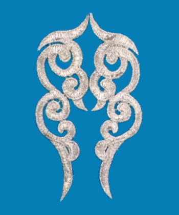 Páros csipke rátét 16x5 cm